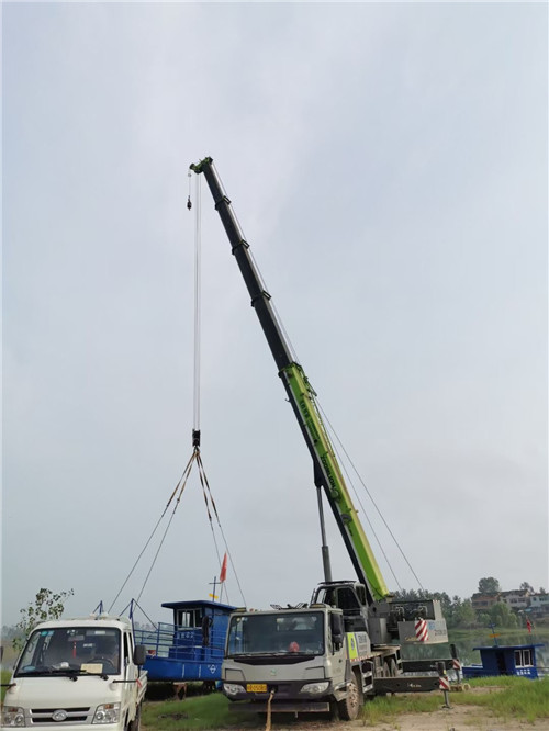 邵东市桥梁建设吊装案例